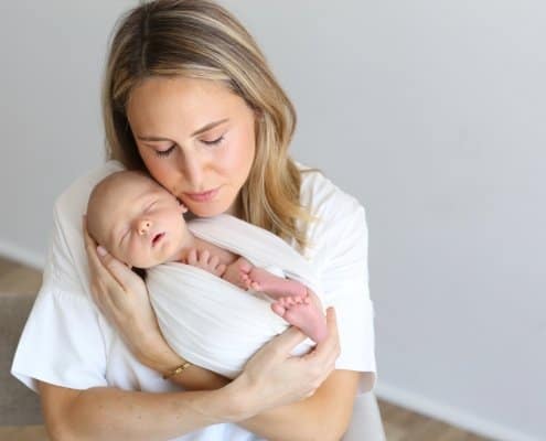 Mother Holding Baby